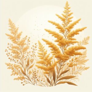 Digital representation of Sweet Goldenrod (Solidago odora)